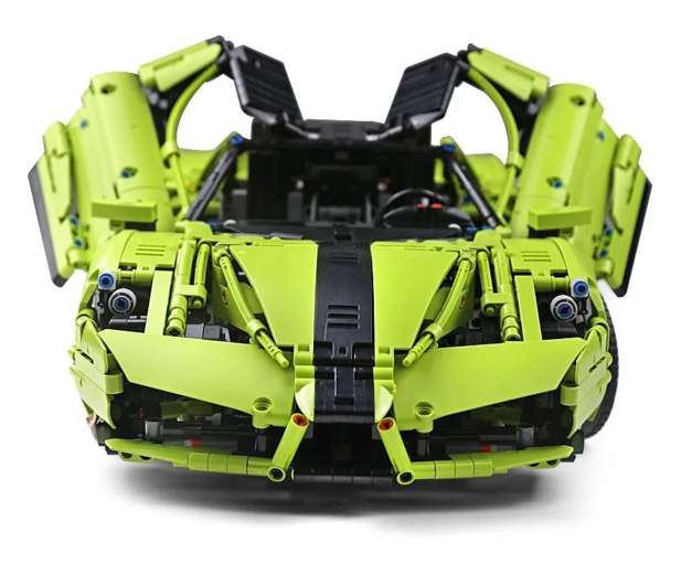 Mould King Klocki konstrukcyjne Ferrari Enzo zielony 2790 el. - 1551534 - zdjęcie 6